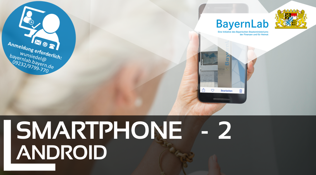 Termingrafik für Vortrag Smartphone 2 - Tipps und Grundlagen für Android  am 14. Oktober, 10.00 Uhr bis 11.30 Uhr im BayernLab Wunsiedel Termingrafik für Vortrag Smartphone 2 - Tipps und Grundlagen für Android  am 14. Oktober, 10.00 Uhr bis 11.30 Uhr im BayernLab Wunsiedel